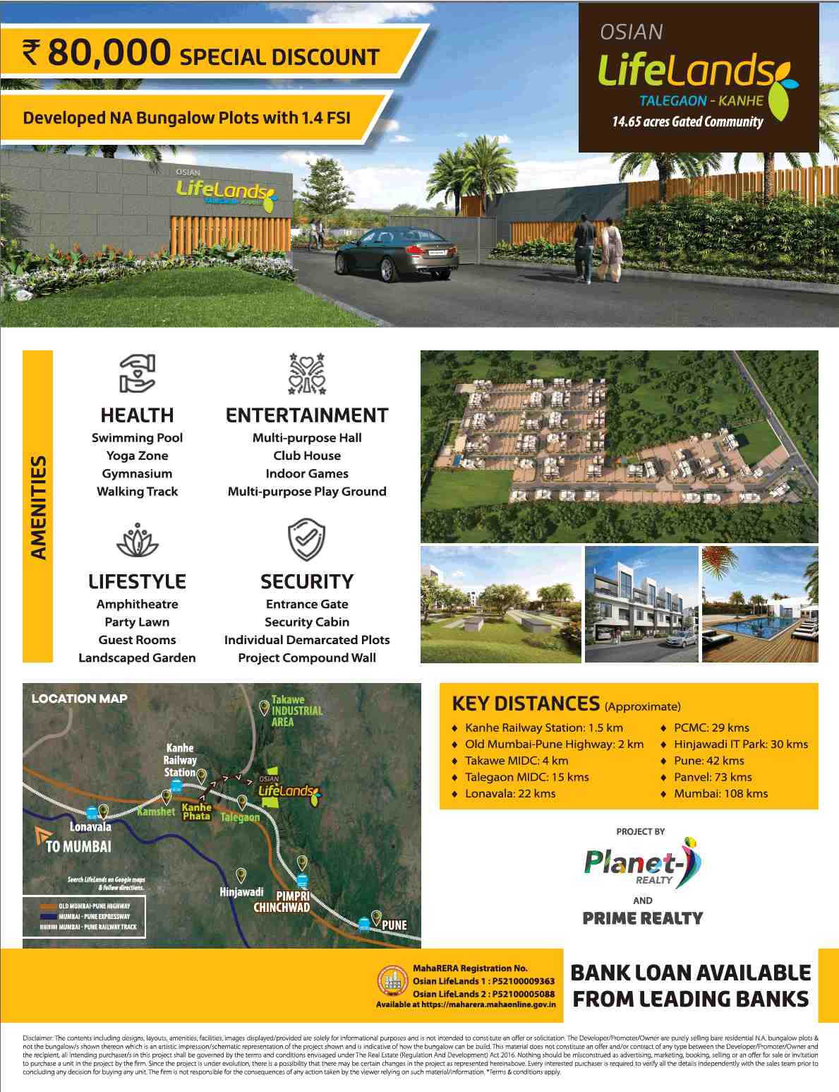 Live in 14.65 acres gated community at Planet Osian LifeLands in Pune Update